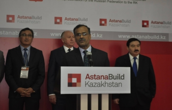 
              Ambassador Participates in the Inauguration of Nur-Sultan Build-2016                            

